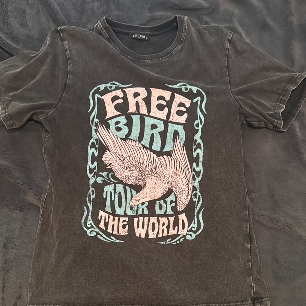 Zutter Women's Free Bird Graphic Tee - Black